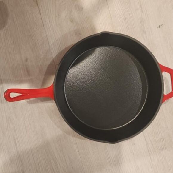 Utopia Kitchen Saute Fry Pan - Chefs Pan, Pre-Seasoned Cast Iron Skillet - Fryin - Picture 1 of 8